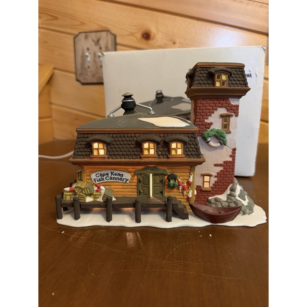 Department 56 New England Village Series Cape Keag Fish Cannery